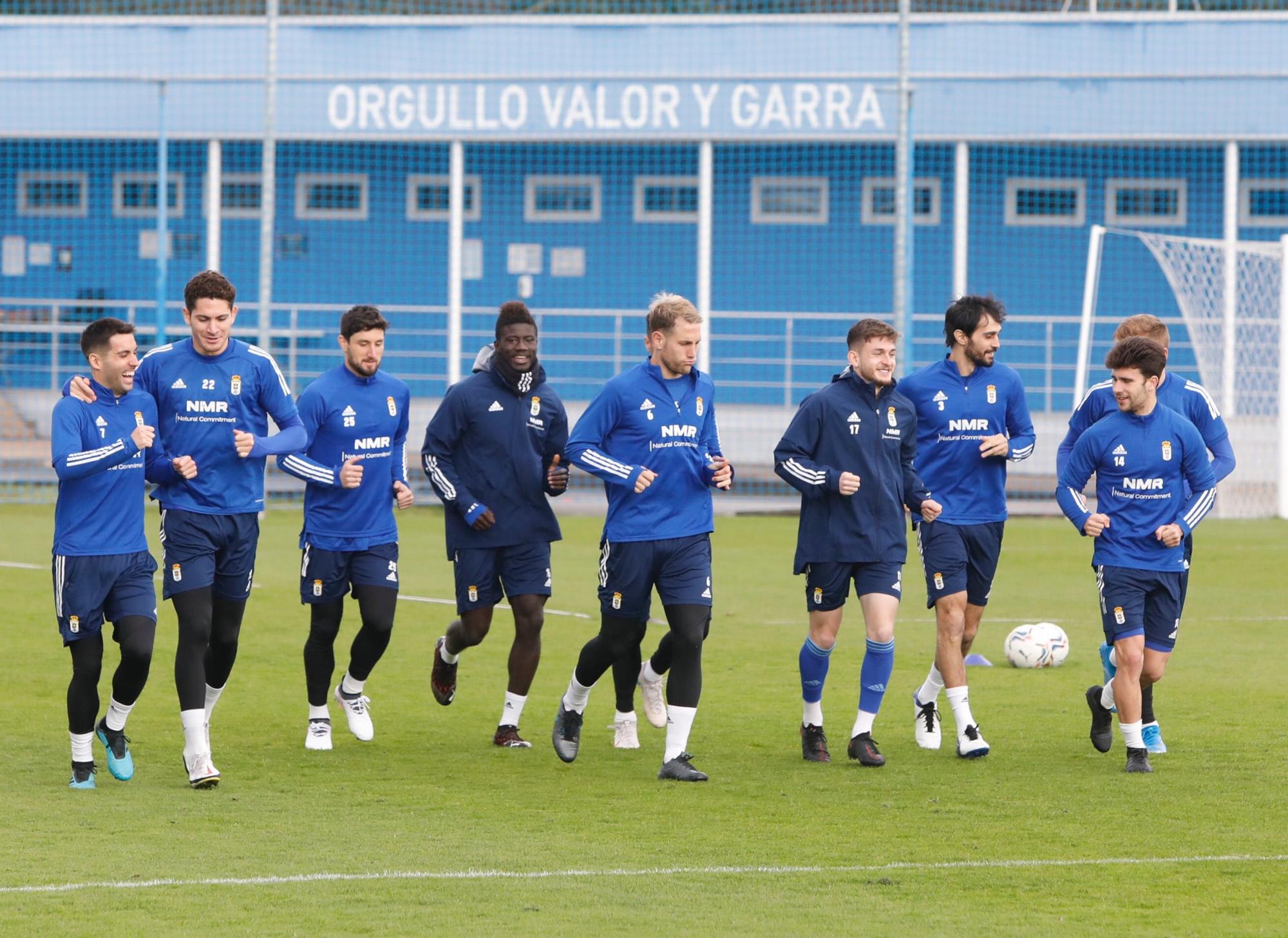 El entrenamiento del Oviedo