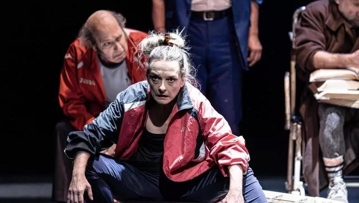 Un momento de la obra de La Zaranda