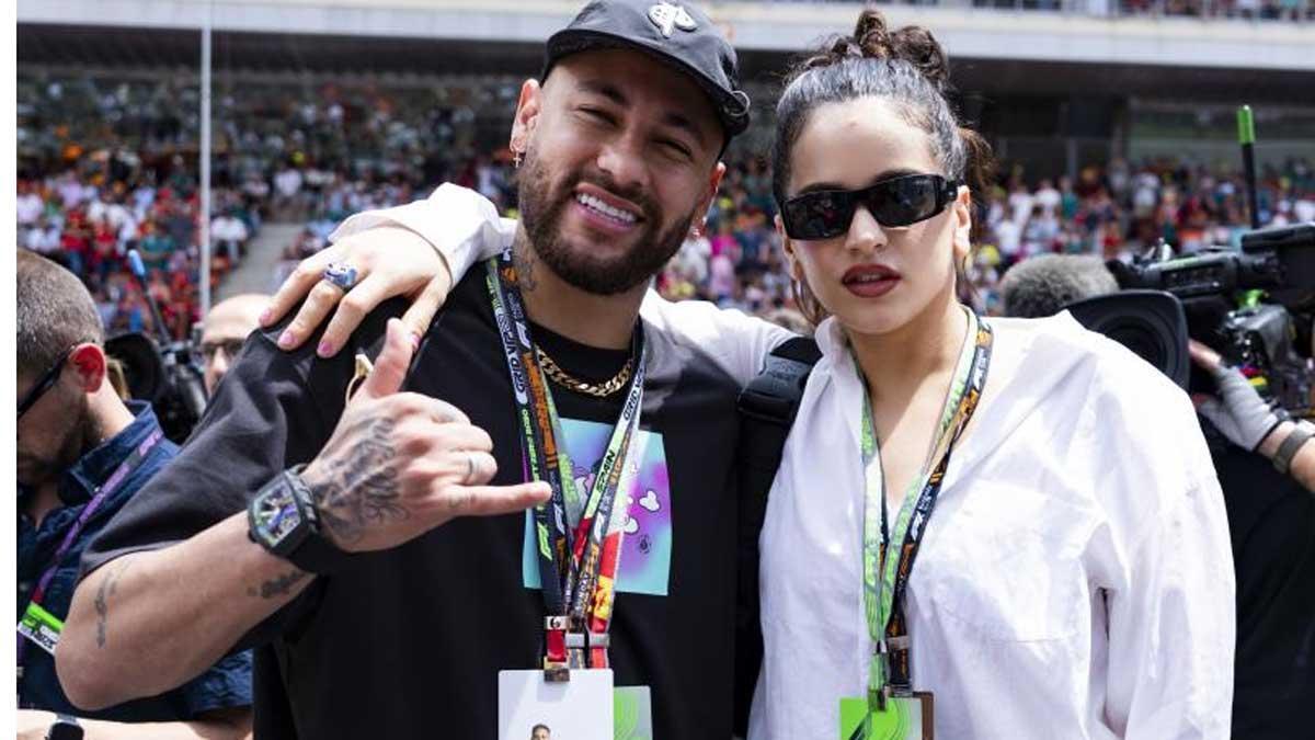 Neymar y Rosalía, en la parrilla del GP de España de F1