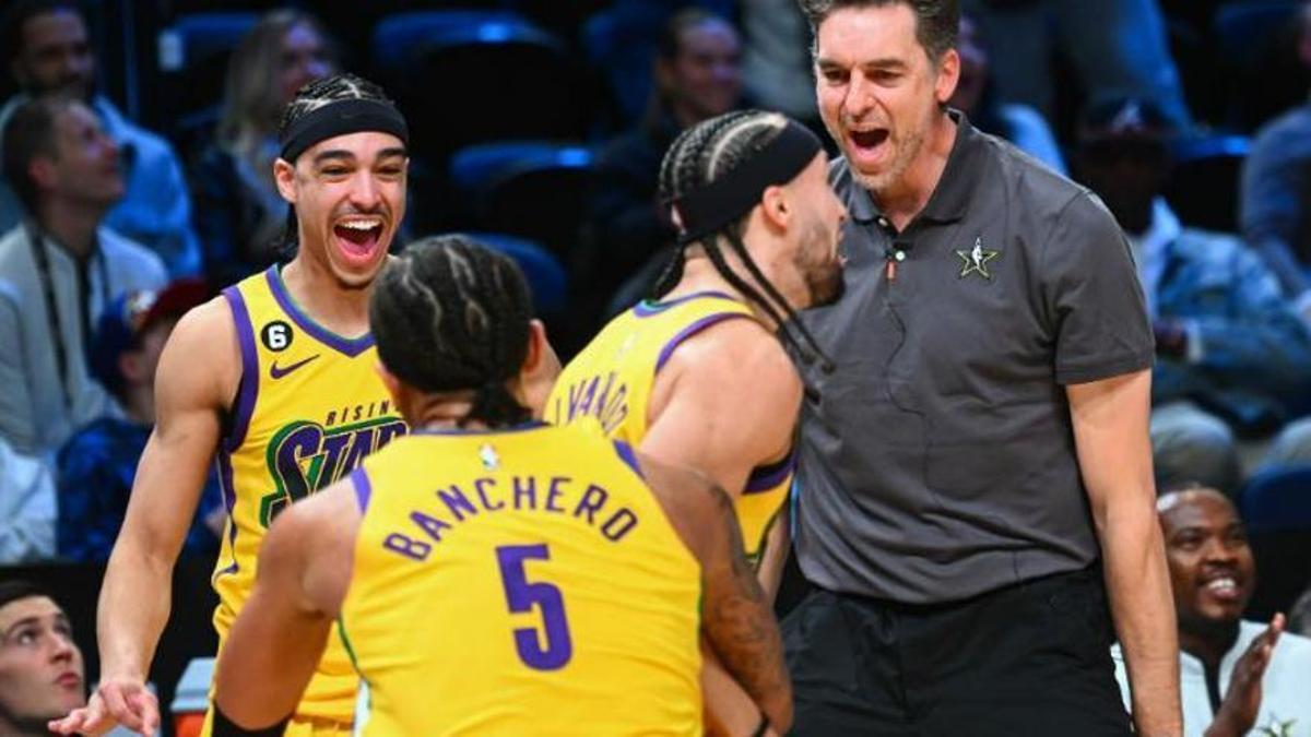 Pau Gasol, este pasado febrero en el All-Star de Salt Lake City, donde dirigió uno de los equipos del Rising Star Challenge.