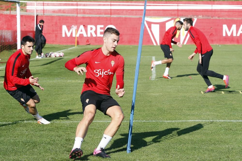 Entrenamiento del Sporting