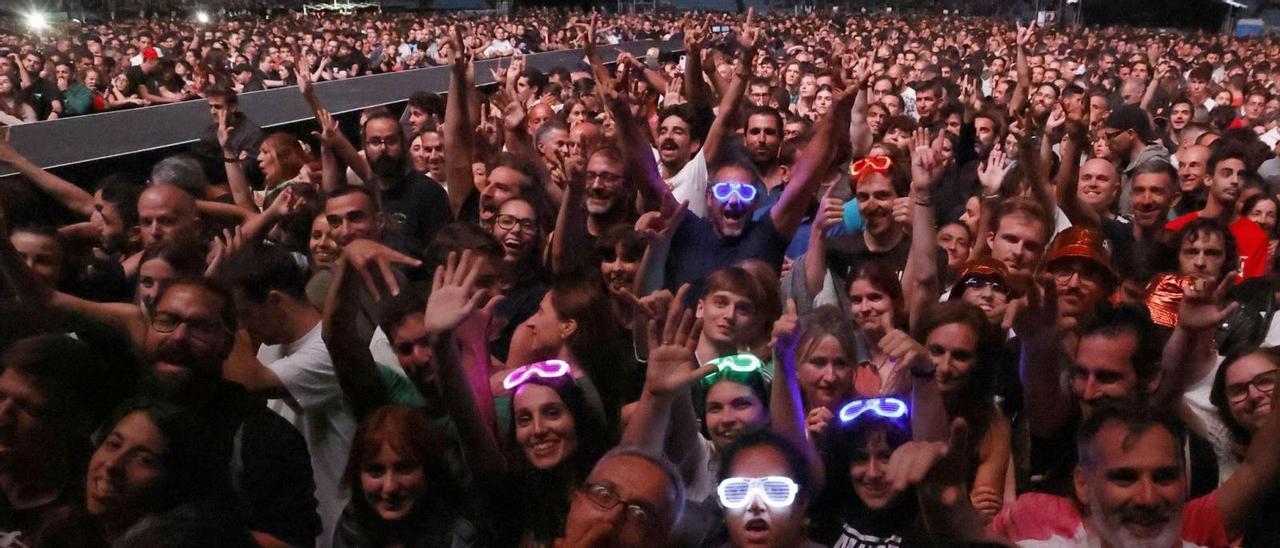 Público presente en el estadio de Balaídos durante el concierto de Muse el pasado mes de septiembre.