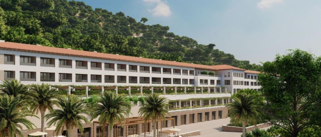 Reproducción de cómo quedará el hotel Formentor tras la reforma.