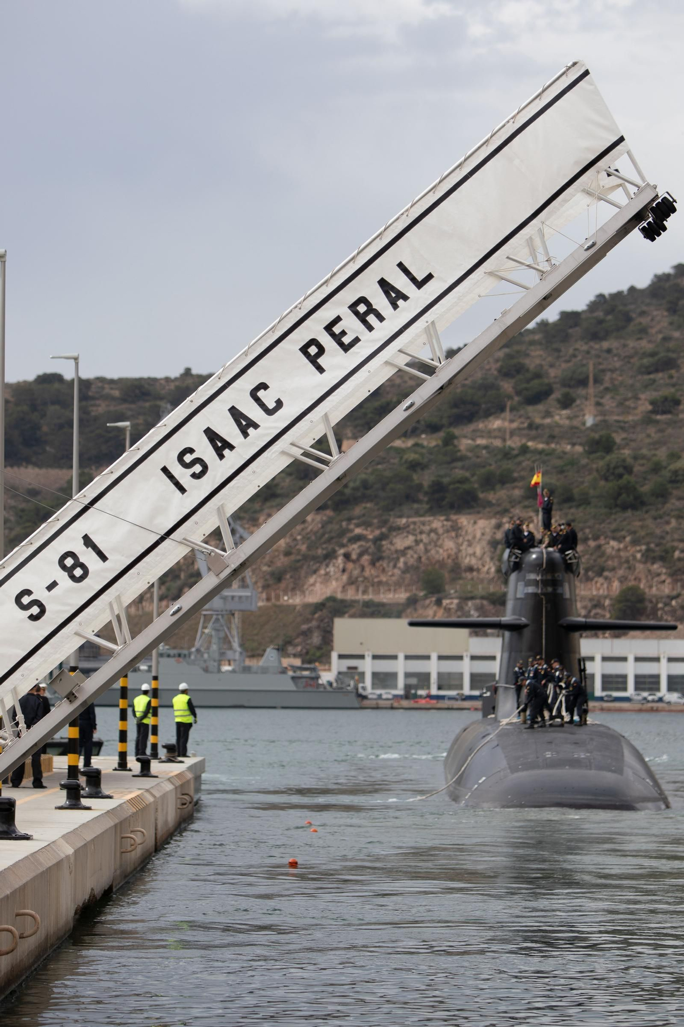 Así ha sido la visita del Rey Felipe VI en Cartagena para conocer el sumbarino S-81