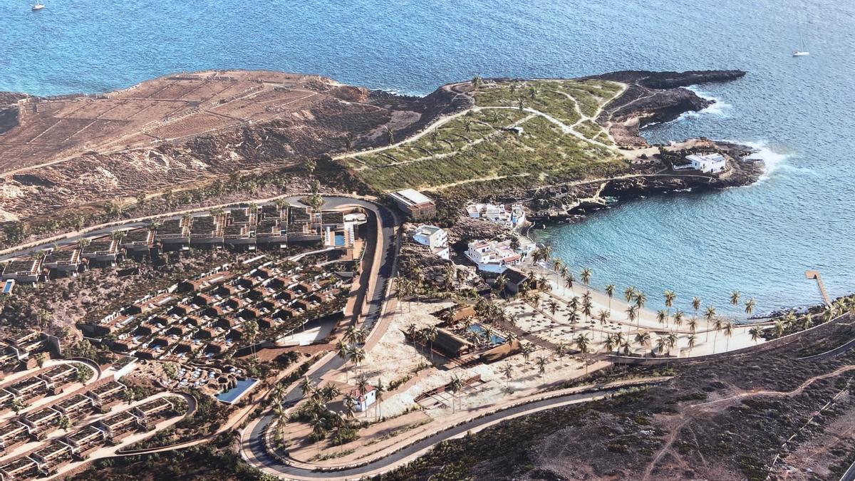 Infografía del proyecto turístico Cuna del Alma, en Adeje