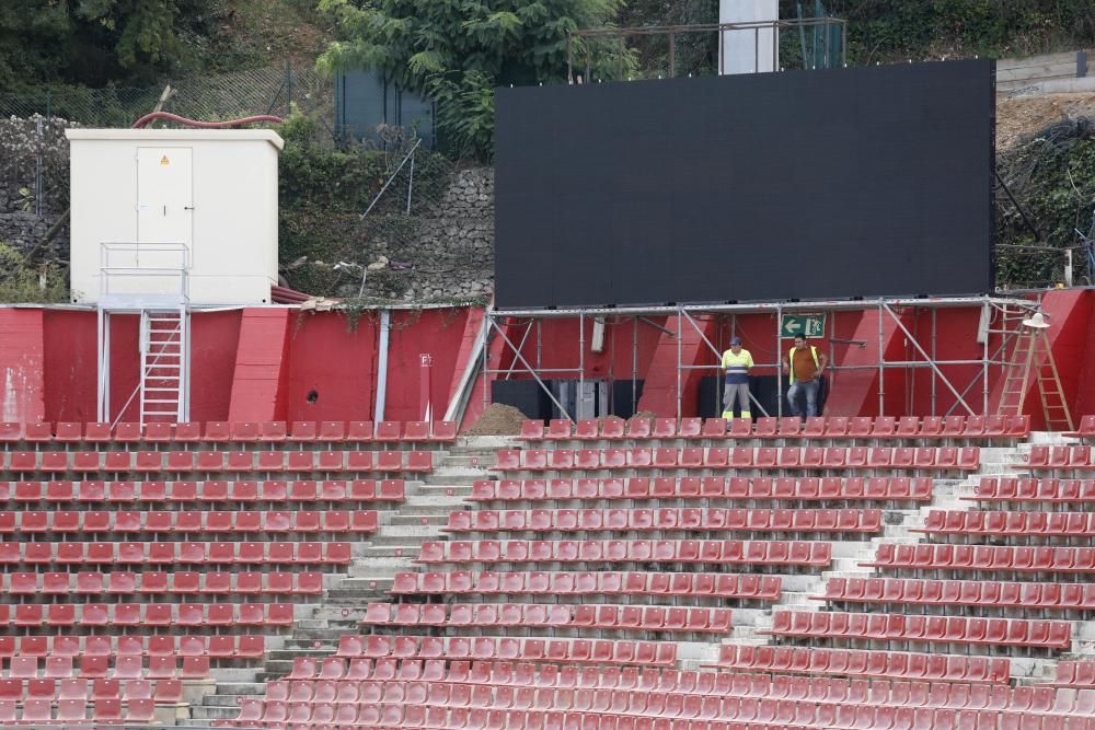 Darrer entrenament del Girona abans del partit contra el Reial Madrid