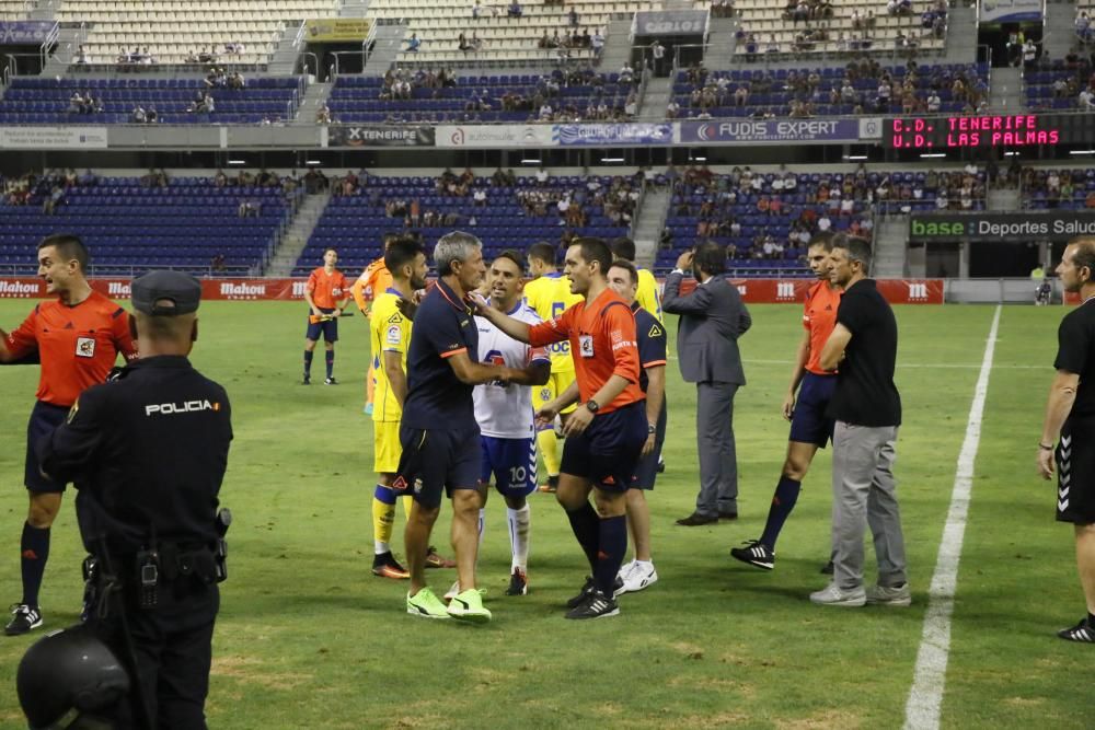 Delia Padrón Partido Copa Mahou entre el Tenerife y Las Palmas.