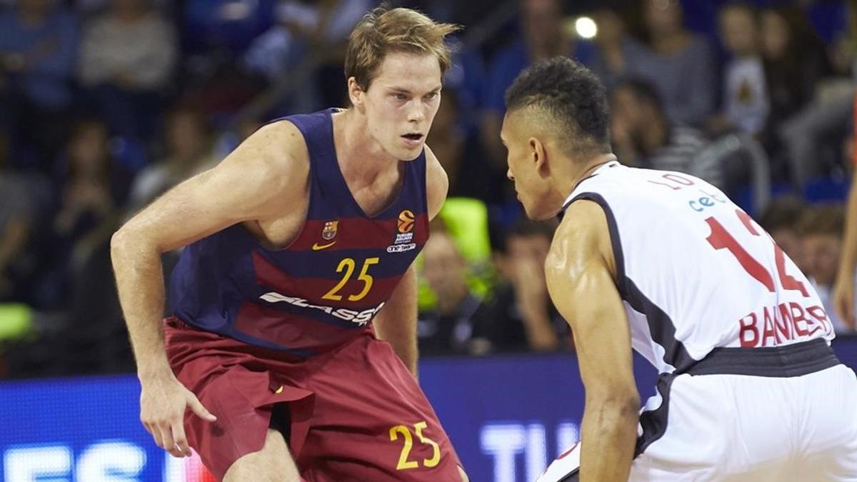 Petteri Koponen, el día de su reaparición ante el Brose Bamberg el pasado viernes.