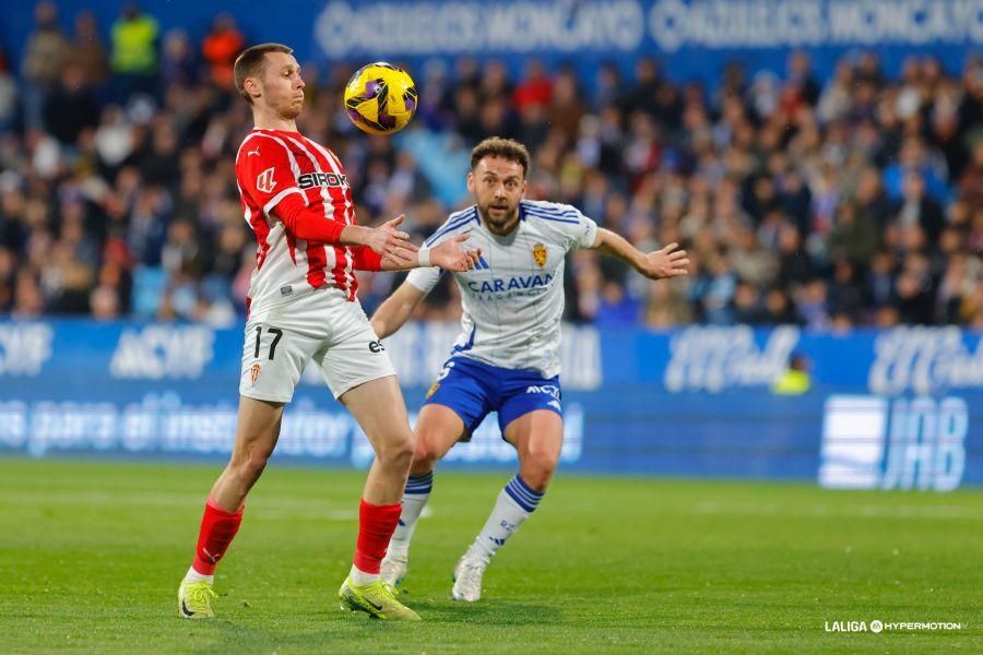 Así fue el partido entre el Sporting y el Zaragoza
