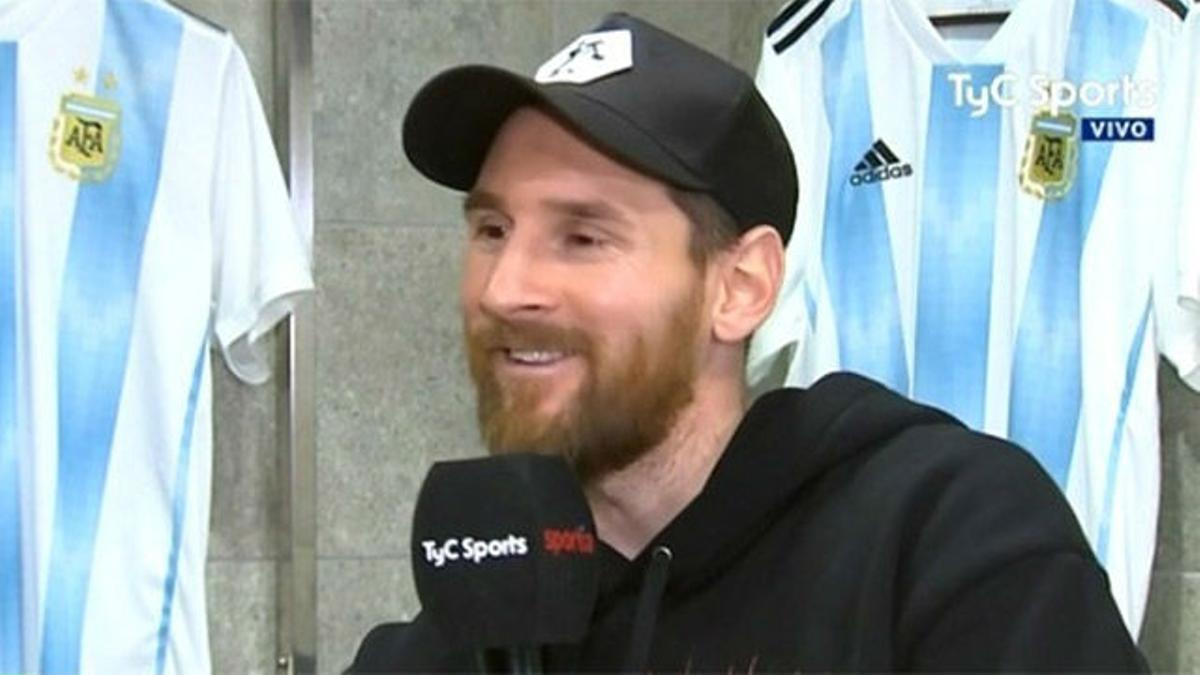 Leo Messi habló de sus hijos