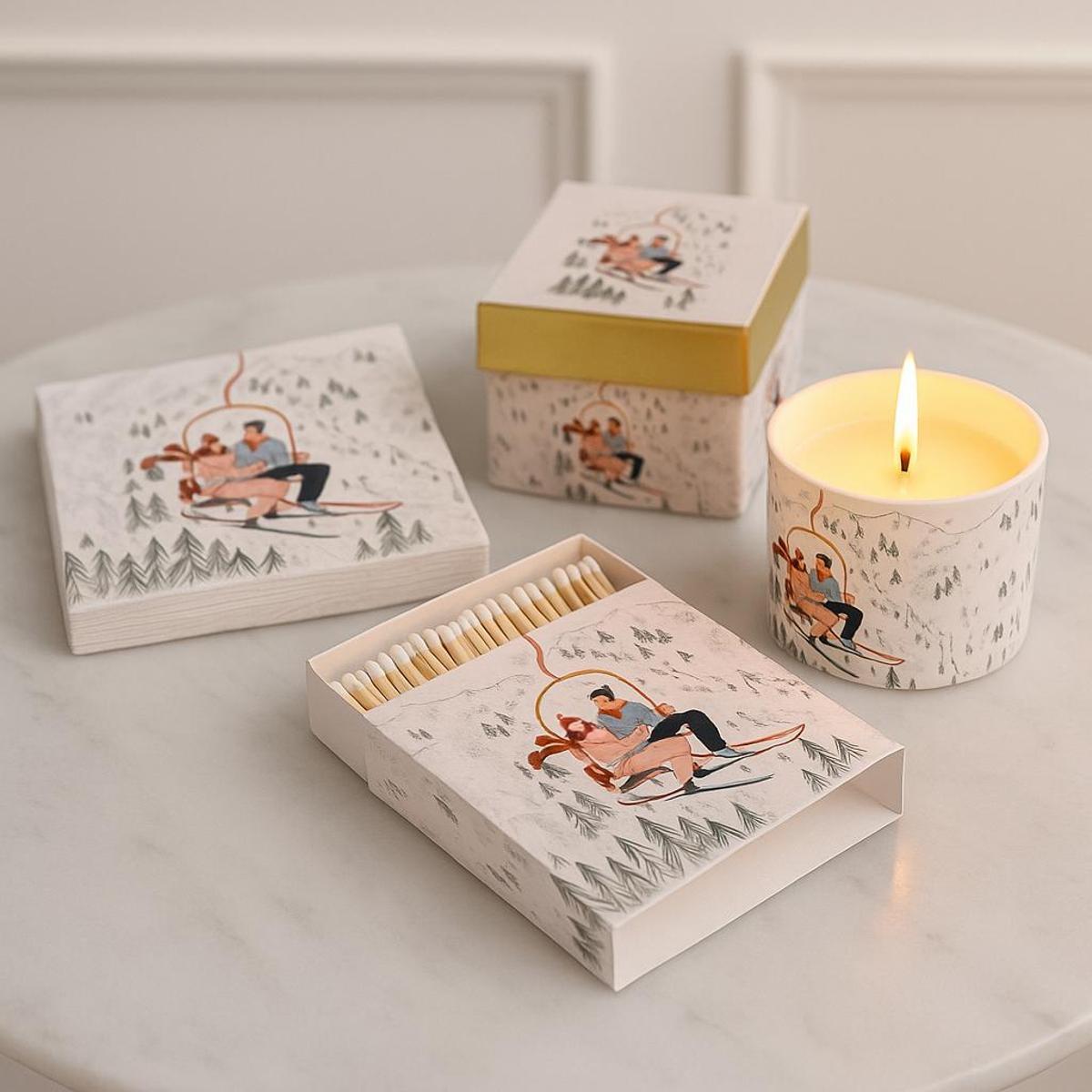 Vela porcelana Zermatt