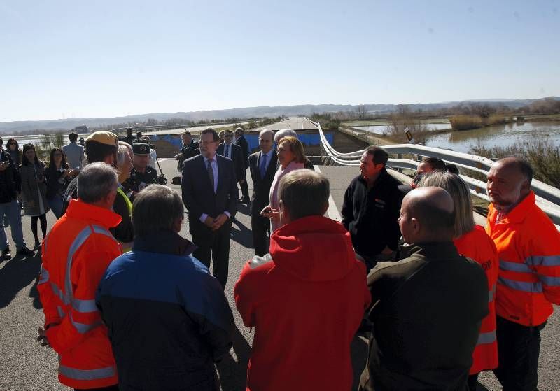 Fotogalería de la visita de Rajoy a la ribera del Ebro