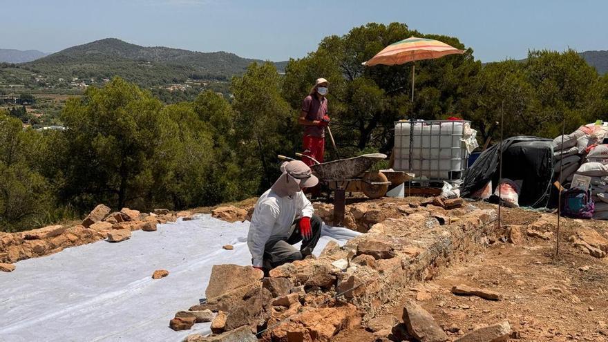 Actuació d’urgència per a protegir el castell d’Albalat dels Tarongers