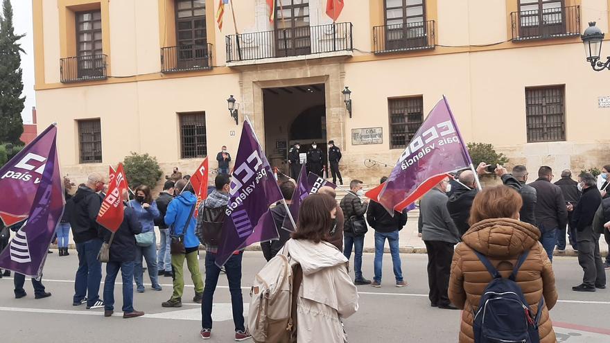 Protesta de CCOO en Paterna