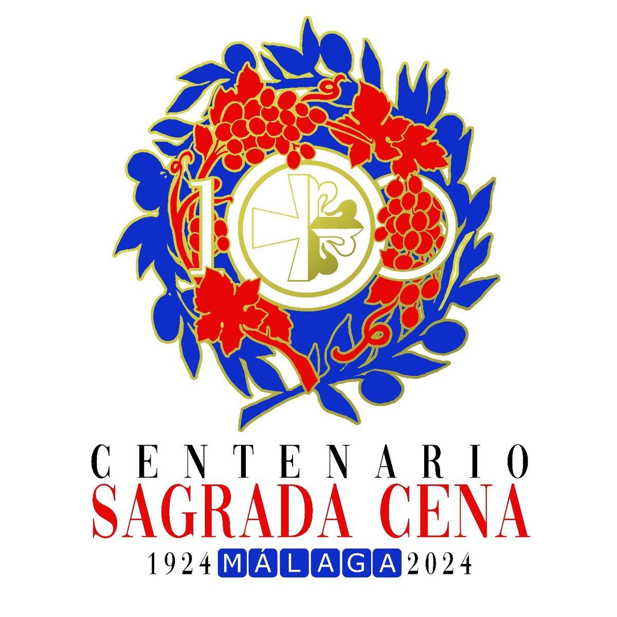 Logotipo del centenario de la Cena, diseñado por Pablo Cortés del Pueblo.