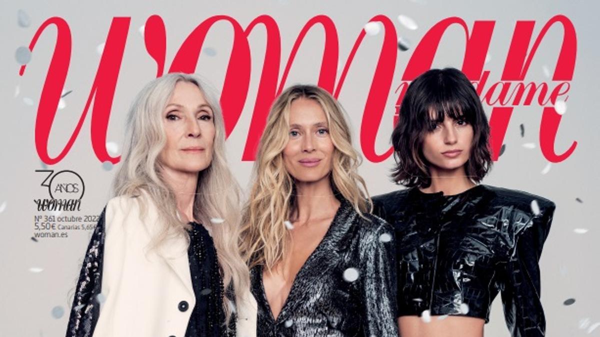 Portada de la revista Woman.