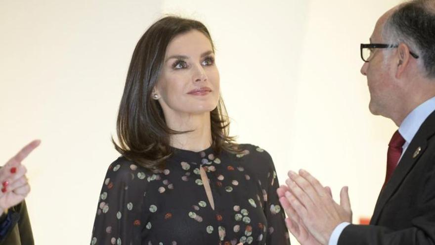 La Reina Letizia saca del armario un vestido de Massimo Dutti para inaugurar Fitur 2020