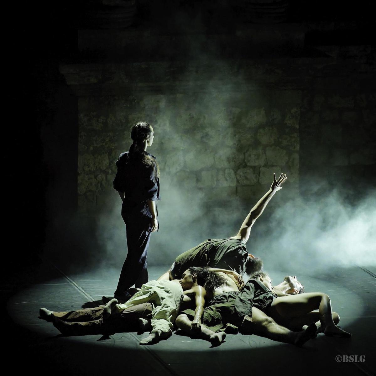 Un momento de la representación de 'Averno', de la compañía Marcat Dance.
