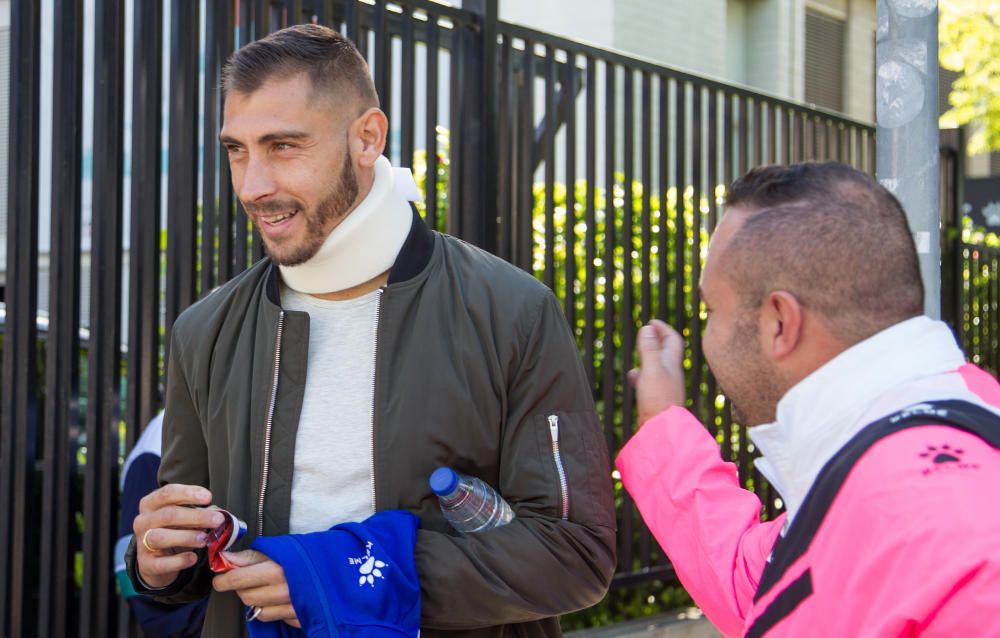 Llegada del Hércules a Olot.