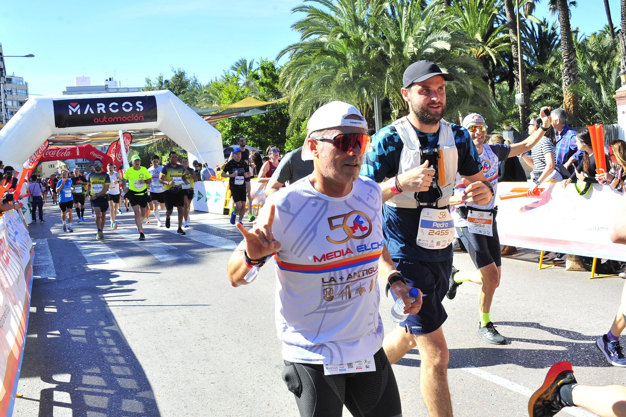 Un Medio Maratón de Elche marcado por el calor