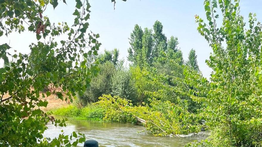 La Guardia Civil rescata a un menor arrastrado por la fuerte corriente del río en Rena (Badajoz)