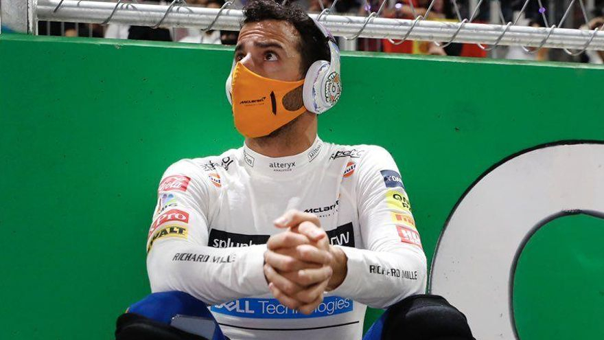 Daniel Ricciardo no atraviesa un buen momento en McLaren y su futuro se complica