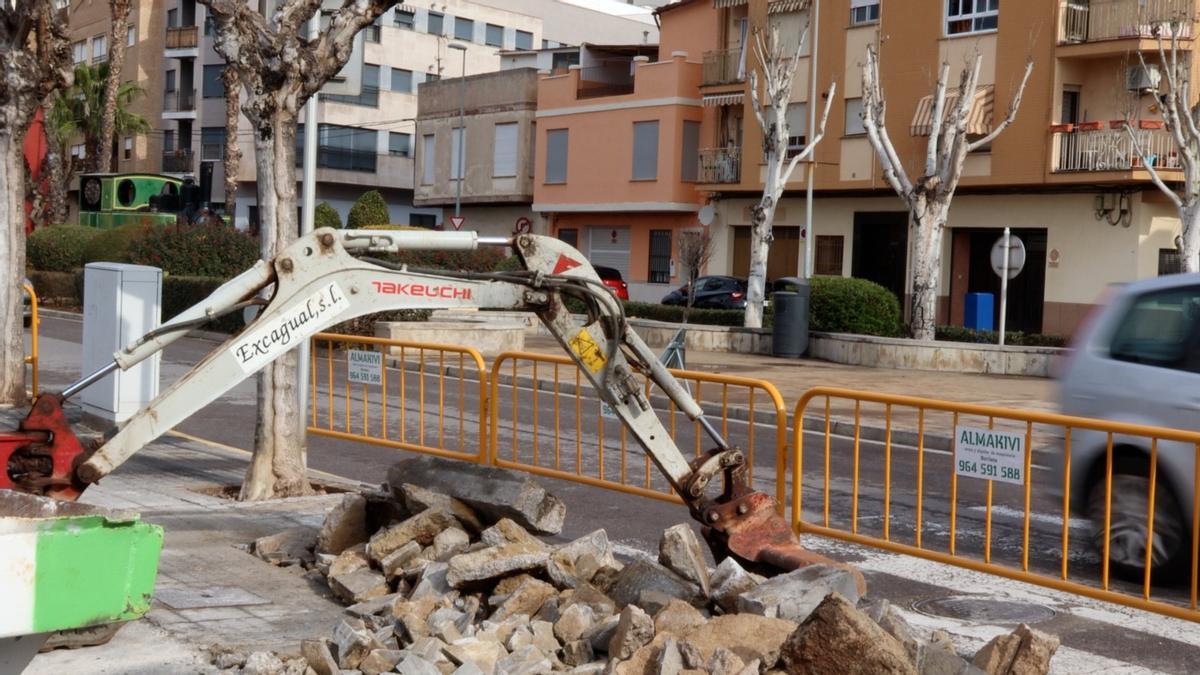 El Ayuntamiento de Burriana está reformando diferentes aceras de la ciudad.