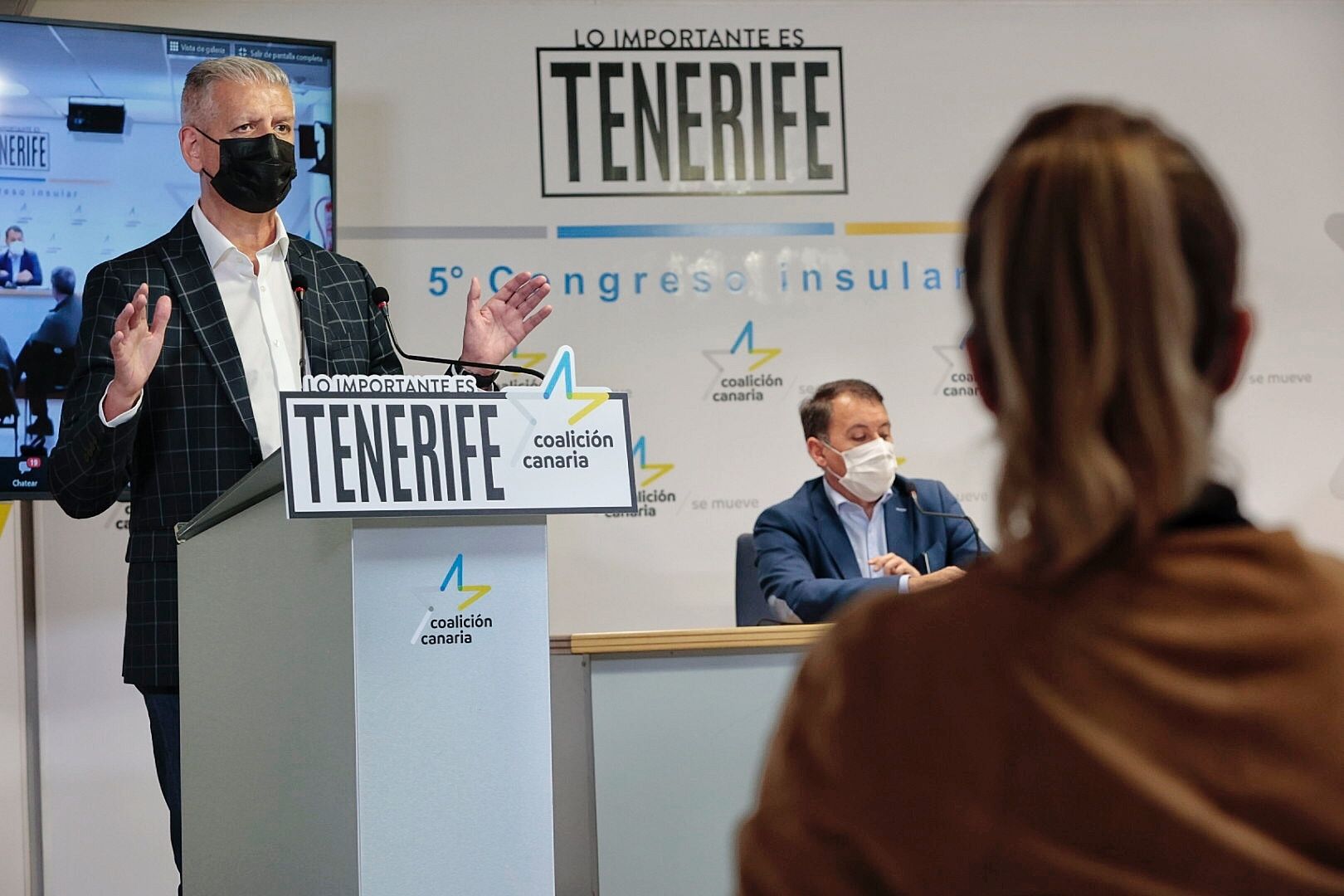 Apertura del congreso de Coalición Canaria en Tenerife