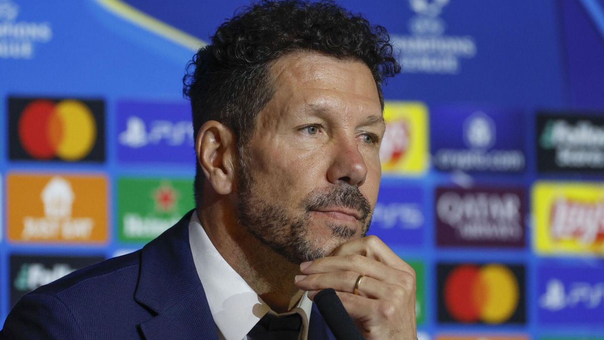Diego Pablo Simeone, el entrenador argentino del Atlético de Madrid.