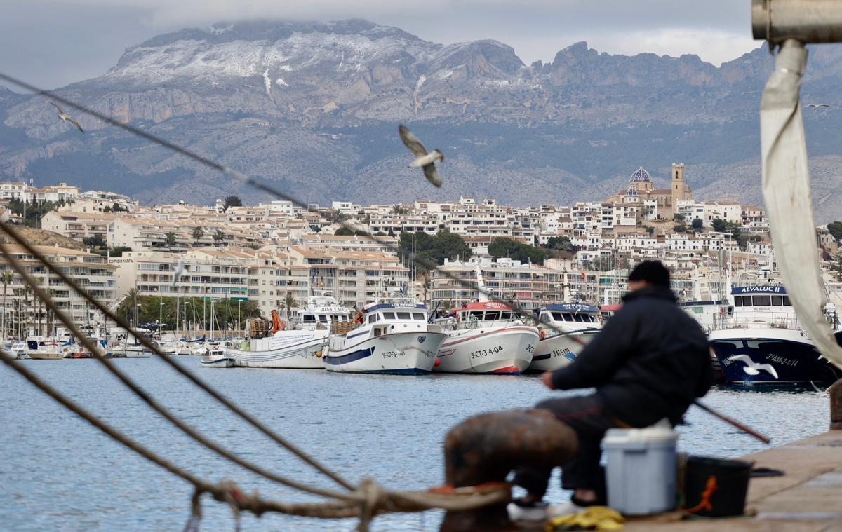 Nieve en la Marina Baixa