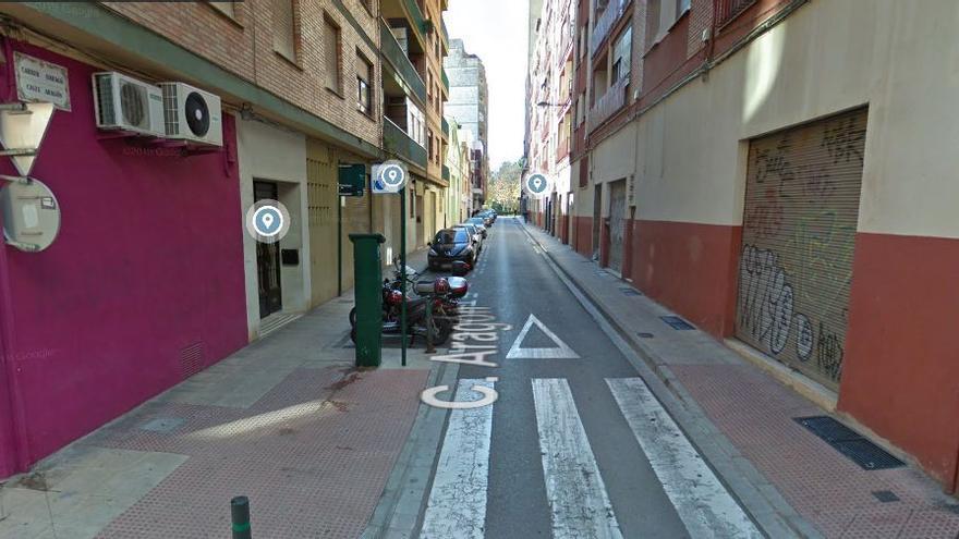 Imagen de la calle Aragón de Castelló donde sucedieron los hechos.