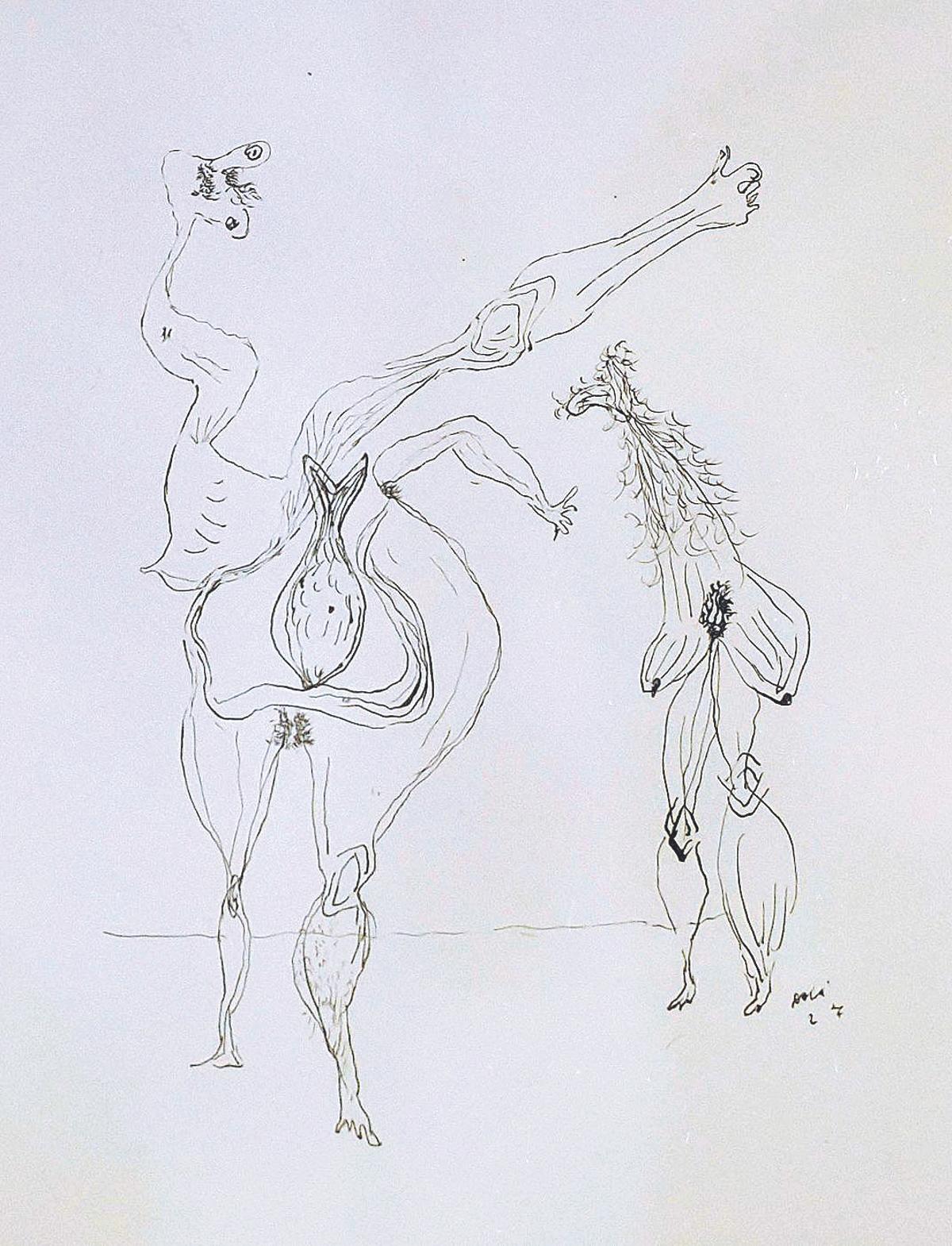 Dibuix de Salvador Dalí de 1927.