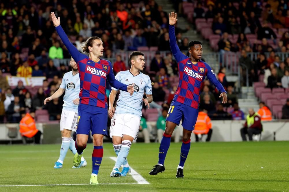 Barça - Celta de Vigo, en imatges