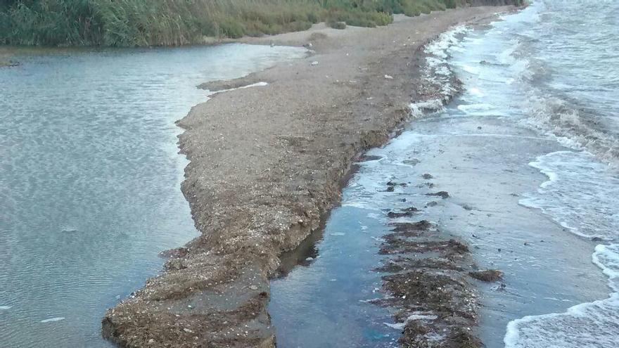 Imagen de la desembocadura de la rambla captada por los vecinos