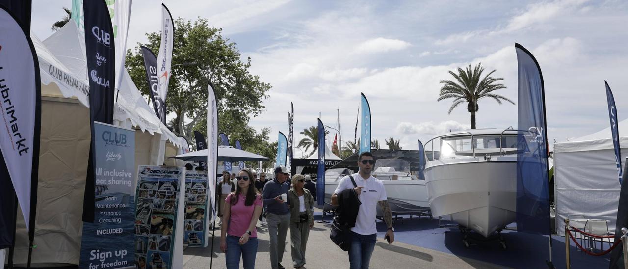 La inauguración de la Feria Náutica en Palma, en imágenes