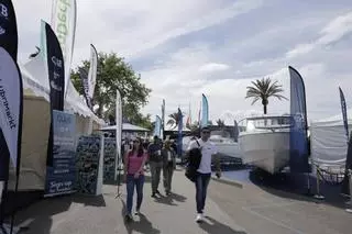 La inauguración de la Feria Náutica en Palma, en imágenes