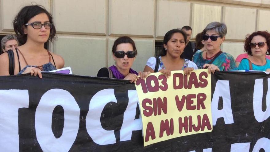 Protesta contra la violencia machista en Murcia