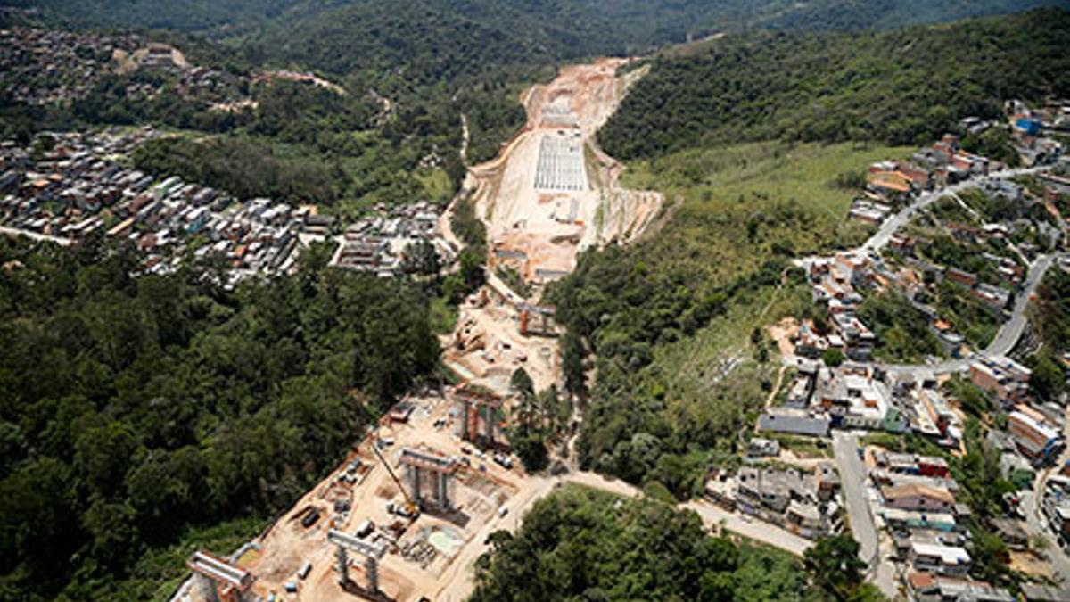 Otra de las obras realizadas por Copasa en Brasil: la circunvalación Mario Cova, en Sao Paulo.