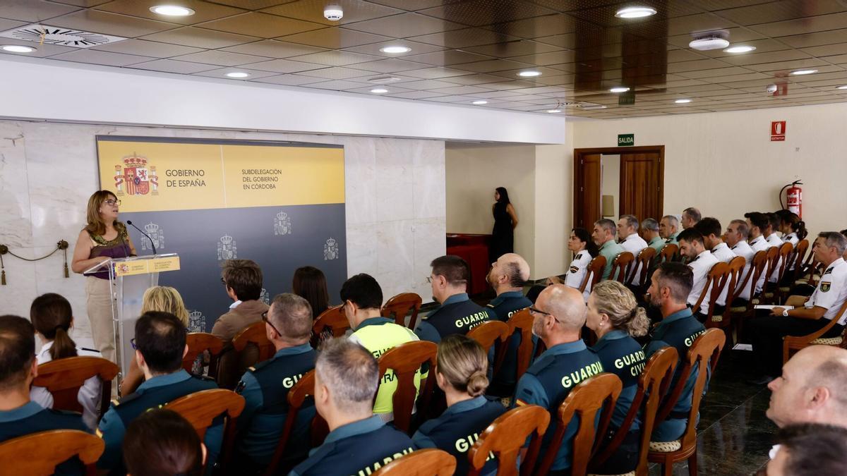 Acto de entrega de distinciones a Policía y Guardia Civil.
