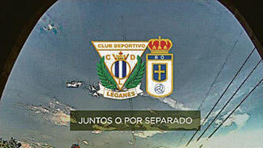 Cartel del Leganés-Oviedo. cdl