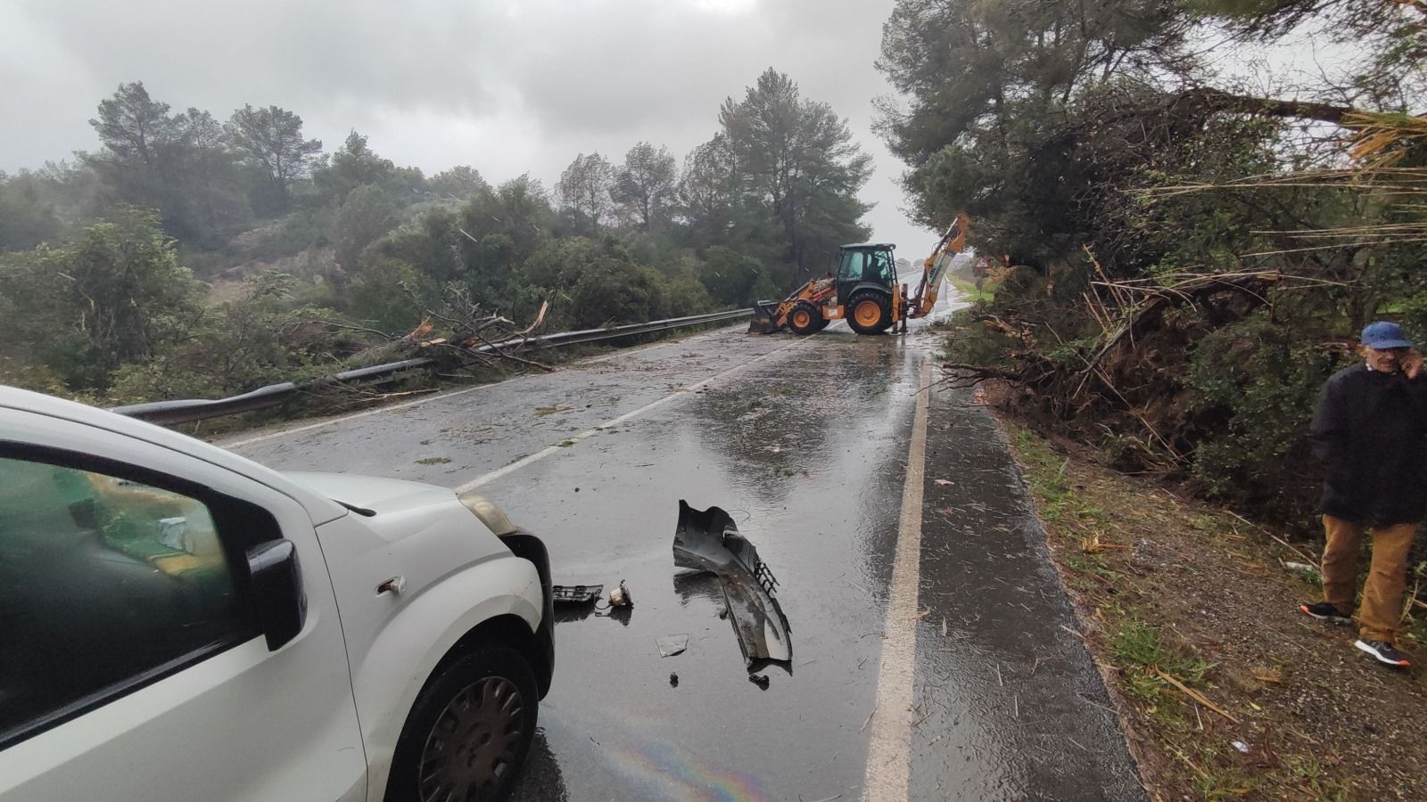 Sturmtief "Juliette" richtet schwere Schäden im Osten von Mallorca an