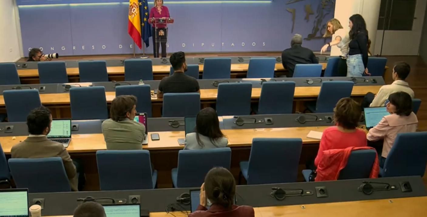 Incidente con los periodistas en el Congreso