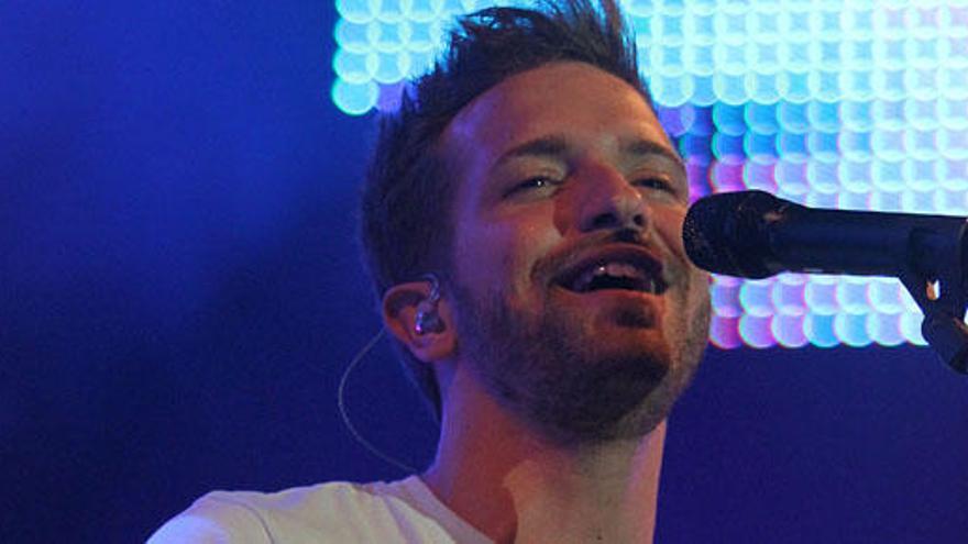 El cantante malagueño Pablo Alborán en un concierto.