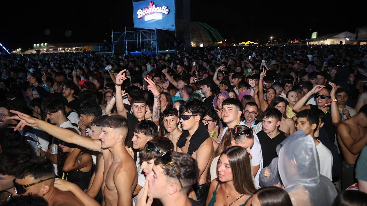 Ambiente en un concierto del Boombastic.