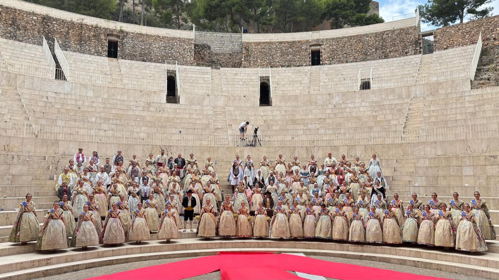 Despedida de las Falleras Mayores de la Comunitat Valenciana en Sagunt