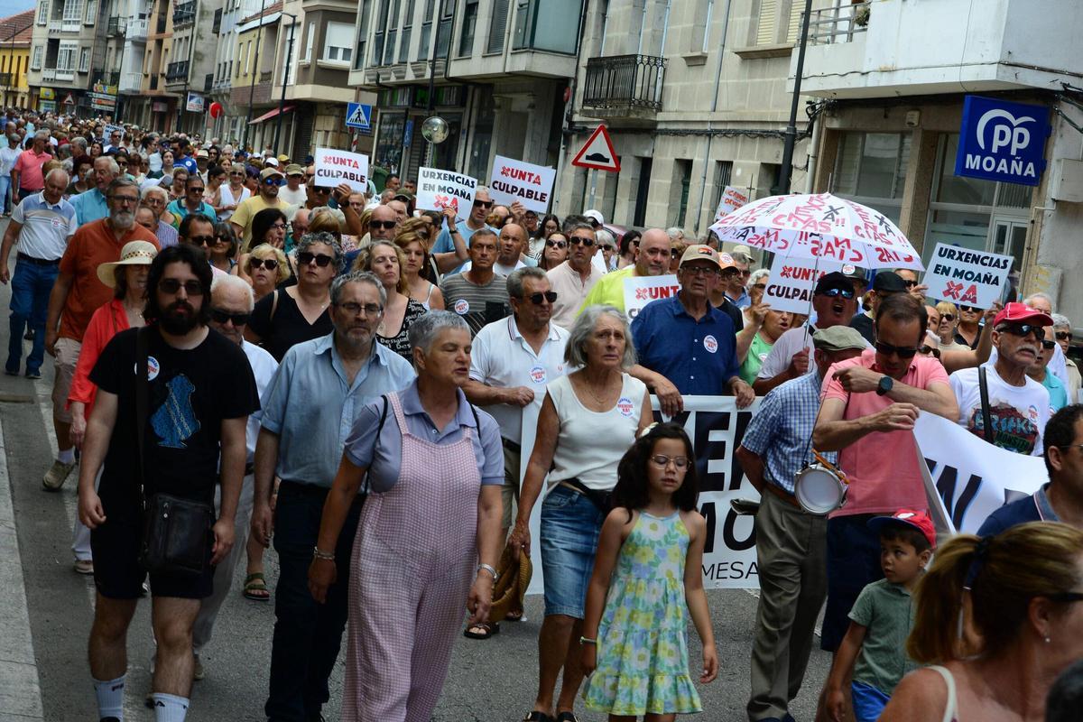 La manifestación por el PAC de Moaña, en imágenes La manifestación por el PAC de Moaña, en imágenes