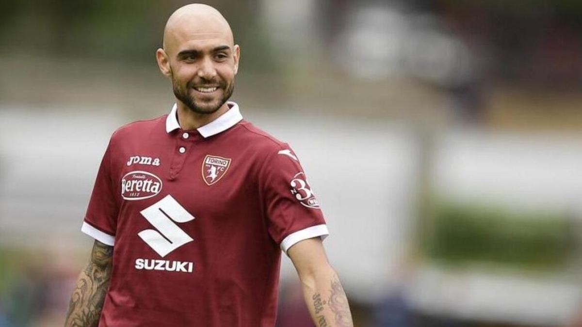 Simone Zaza, una imagen de archivo con la elástica del Torino