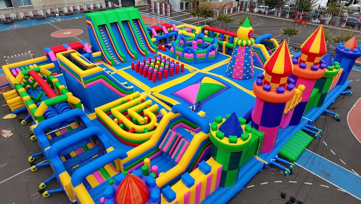 Castillo gigante hinchable en Valencia