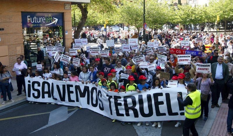 Manifestación: 'Salvemos Teruel'