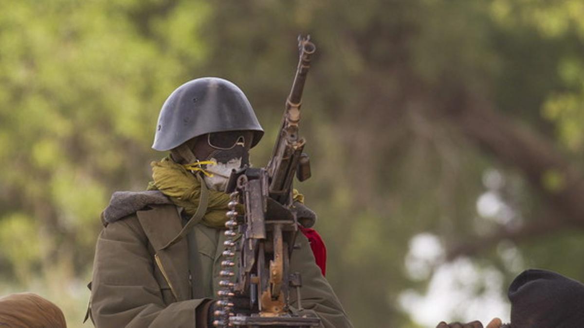 Un soldado maliense en el nordeste de Mali.